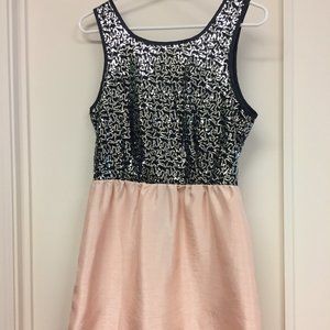 Mini Sparkly Rose Dress
